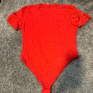 Lululemon Red Bodysuit